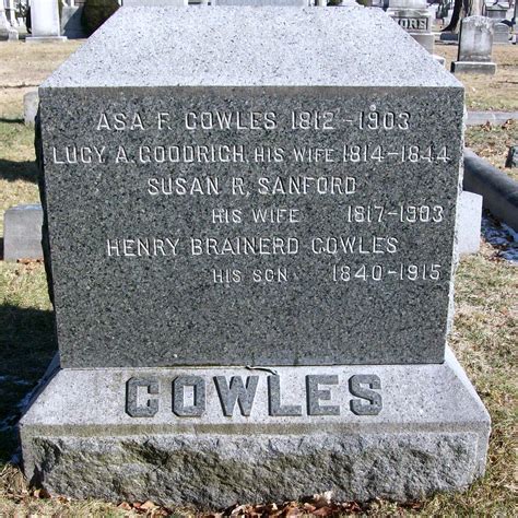 Susan Rebecca Sanford Cowles (1817-1903) - Find a Grave Memorial