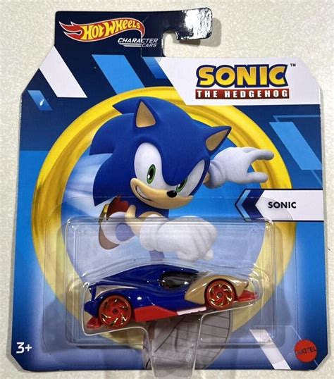 New Hot Wheels Character Cars Sonic The Hedgehog Sonic