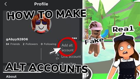 How To Make An Alt Account On Roblox Make A Fake Account In Roblox