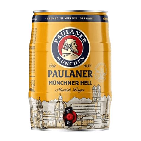 Paulaner Original Munchner Hell Party Keg German Lager Beer 5l