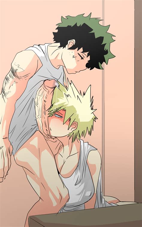 Rule 34 1boy 1girl Big Penis Blonde Hair Green Hair Huge Ass Huge Breasts Huge Cock Izuku