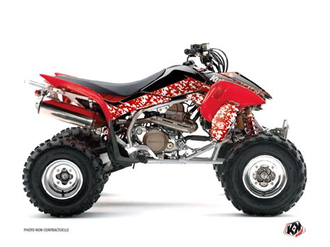 Honda Trx Atv Predator Graphic Kit Red Kutvek Kit Graphik