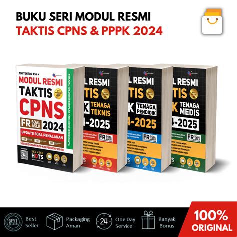 Jual Buku Seri Modul Resmi Taktis Cpns Pppk 2024 2025 Buku Cpns