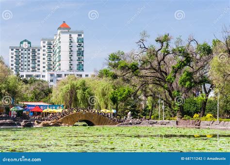 Jilin, China - Circa July 2012: Park in Jilin, China Editorial ...