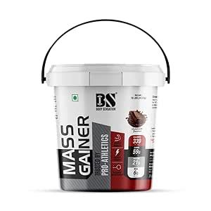 BODY SENSATION BS PRO MASS GAINER 4 5KG Flavor Rich Chocolate