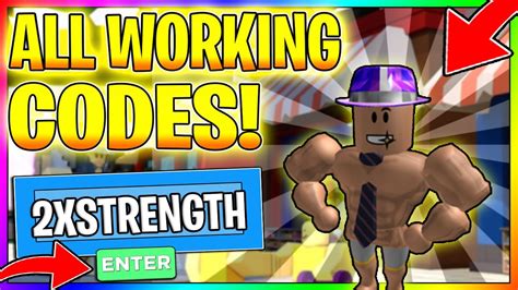 All New Lifting Legends Codes In X Strength Roblox Lifting