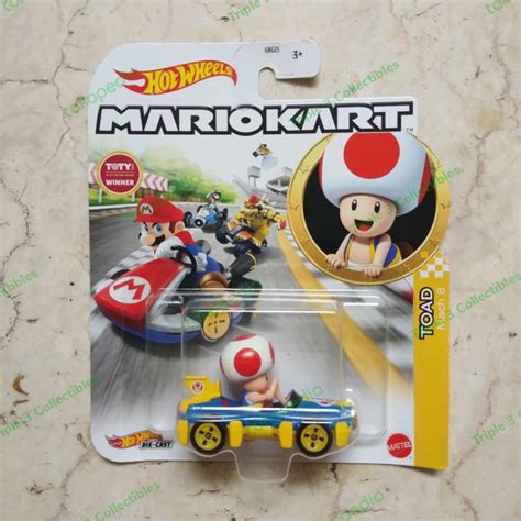 Jual HOTWHEELS 1 64 MARIOKART TOAD MACH 8 HOT WHEELS MARIO KART CAR RACER Shopee Indonesia
