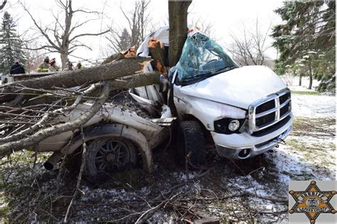 Man Killed In Lapeer County After Pickup Truck Crashes Into Tree