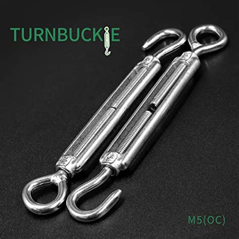 Snapklik Jamiikury Pcs M Hook Eye Turnbuckle Stainless