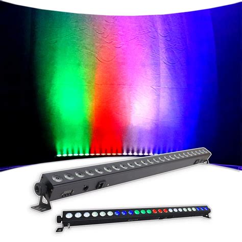 YUER 24x4W RGBW 4IN 1 Led Duvar Y Kama I K DMX Led Ubuk DMX512 Hatt