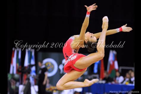 Marina Shpekht Russia Rhythmic Gymnastics Gymnastics Pictures