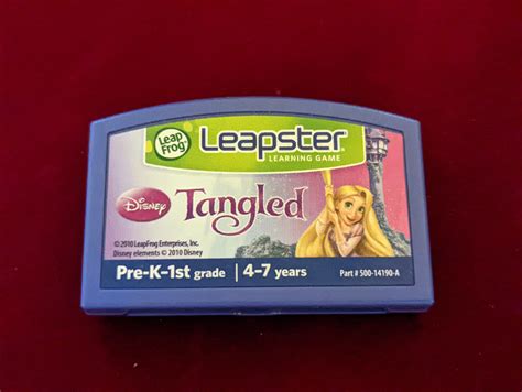 Leapster Disney Tangled Game Pn 500 14190 A Ebay