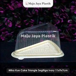 Jual Mika Segitiga Isi Mika Triangle Mika Kue Tart Slice Segitiga