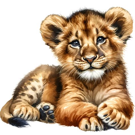 Lion Cub Clipart 10 High Quality S Cute Lion Cub Clipart Bundle