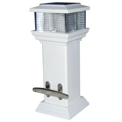 Dock Edge Solar Dock Light Cw Ss Cleat The Home Depot Canada