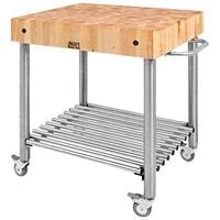 John Boos Butcher Block Kitchen Island Dandk Organizer