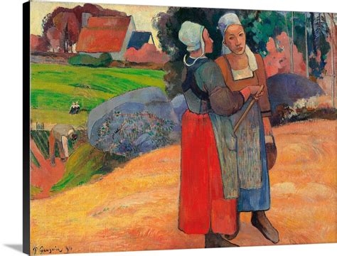 Breton Peasant Women By Paul Gauguin Musee D Orsay Paris