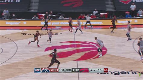 Last Second Field Goal Wizards Raptors NBA Official