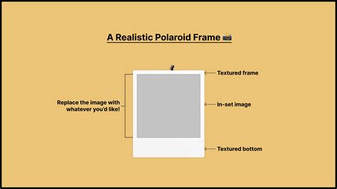 Realistic Polaroid Frame Figma