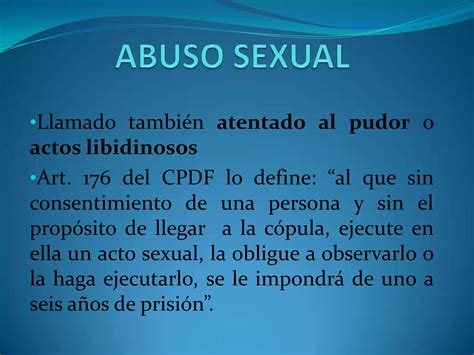 Abuso Sexual Ppt