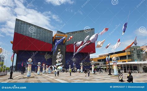 Osaka Japan 8 May 2023 Kaiyukan Famous Aquarium Architecture Building