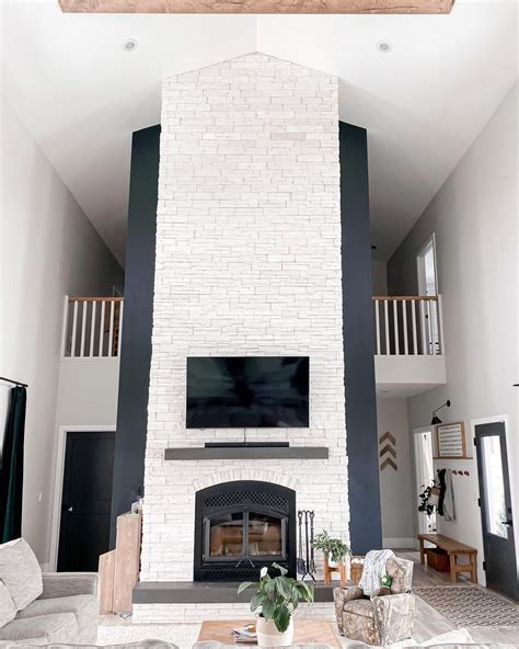 23 Remarkable Two Story Fireplace Ideas To Transform Your Living Space