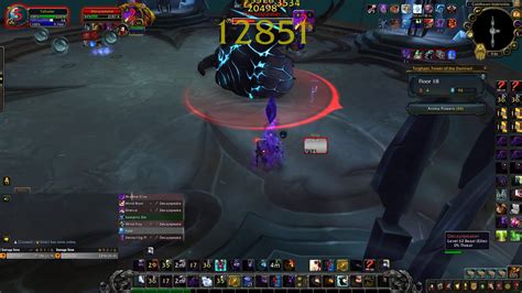 Shadow Priest Vs Decayspeaker Twisting Corridors Layer Floor