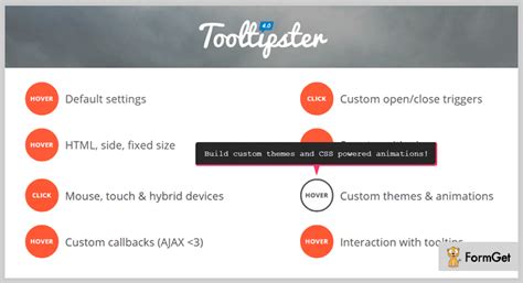 Jquery Tooltip Plugins Free And Paid Formget