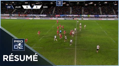 Pro D Saison J Stade Aurillacois Ca Brive Vid O