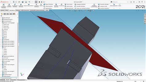 Aufsatz Basis rotiert Problem DS SolidWorks SolidWorks Lösung