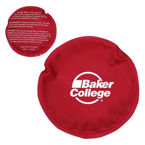 Round Nylon Covered Hot Cold Pack Personalization Available Positive Promotions