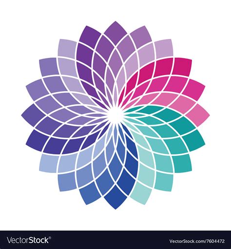 Abstract Color Wheel Royalty Free Vector Image