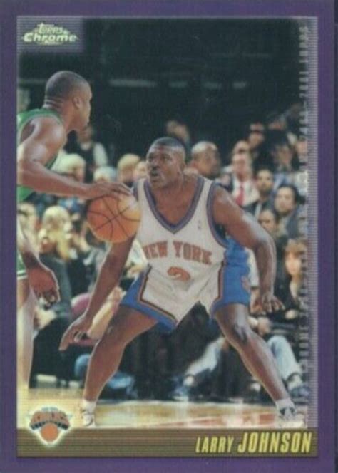 Larry Johnson Topps Chrome Refractor Price Guide Sports Card