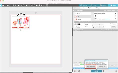Silhouette Studio: Mirror Image Prompt Change - Silhouette School