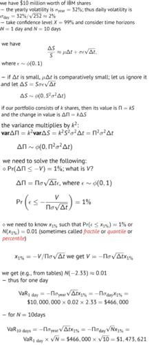 Class Value At Risk Flashcards Quizlet