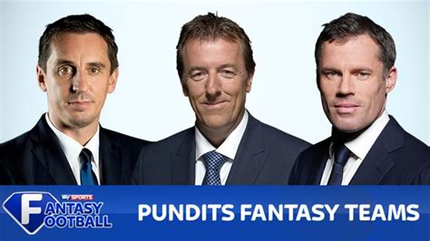 Jamie Carragher Gary Neville And Graeme Souness Name Their Sky Sports