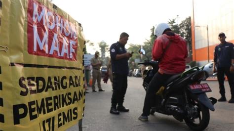 Tilang Uji Emisi Di Jakarta Berlaku Hari Ini Berikut Titik Titiknya