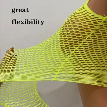 Ins Sexy Lingerie Mesh Fishnet Bodystocking See Through Transparent