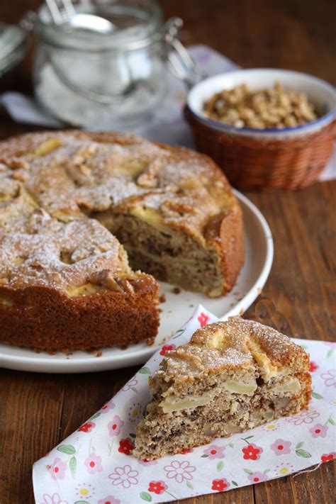 Buonissima Ricetta Di Torta Di Mele E Noci Con Farina Integrale Uno