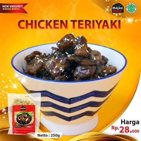 Jual Mayasi Bento Chicken Teriyaki Frozen Food Gr Pack Shopee