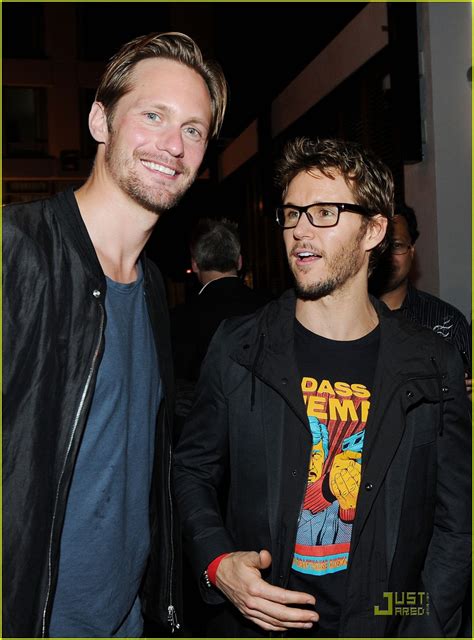 Alexander Skarsgard Summit Comic Con Party With Ryan Kwanten Photo