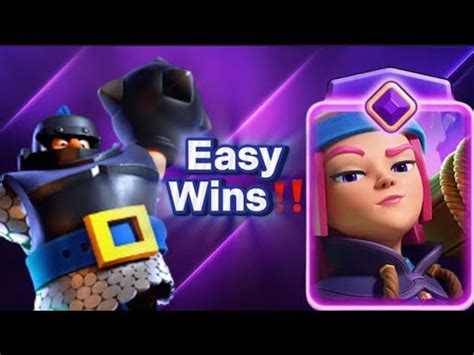 Mega Knight Bait Is Insane In Clash Royale Youtube