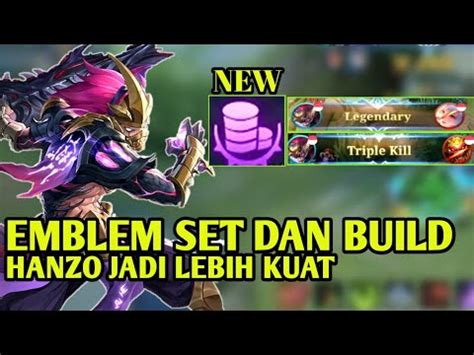 KILLING SPREE DI NERF EMBLEM SET BUILD TERKUAT HANZO DI PATCH