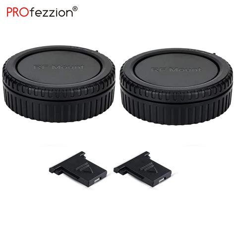 2 Pack RF Mount Body Cap BodyCap Rear Lens Cap Cover For Canon EOS R3