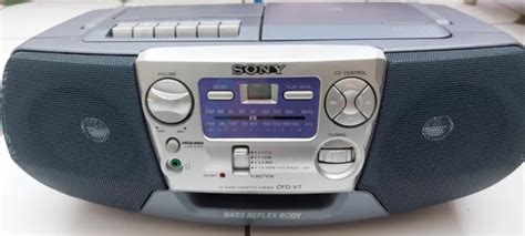 Vintage Sony Cfd V Boombox Stereo Cd Cassette Tape Radio Tuner Am Fm