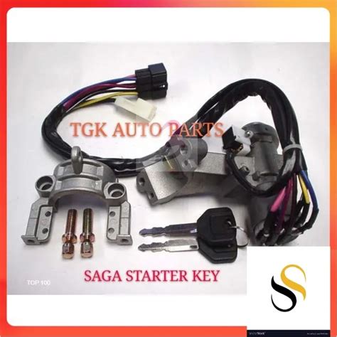 PROTON SAGA ISWARA STARTER KEY WITH IGNITION SWITCH Lazada