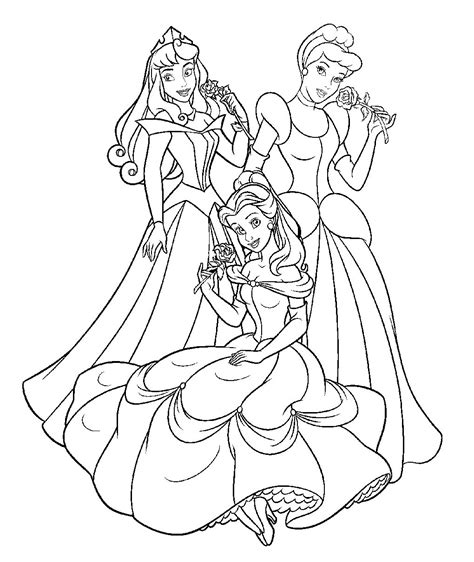 Dibujos De Princesas Disney Para Colorear E Imprimir Gratis