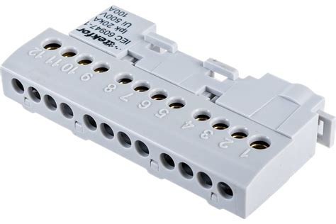 Шина Tekfor нулевая изолированная KSN-6-6x9-12 GREY 06-07-008 ...