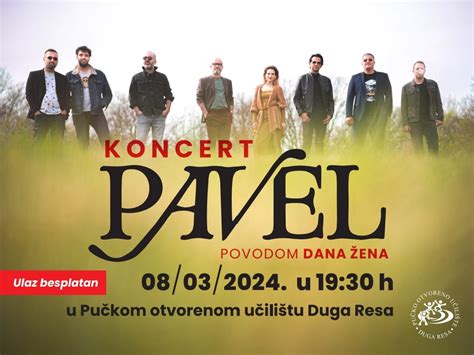 Koncert grupe Pavel povodom Dana žena u Dugoj Resi Karlovački Info