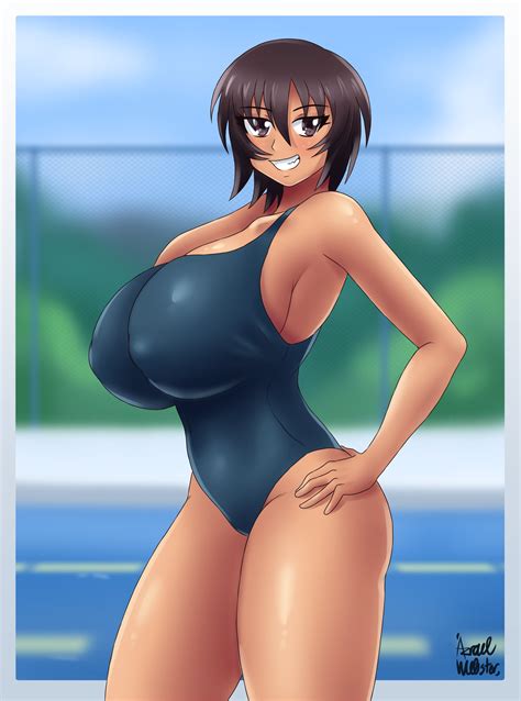 Rule 34 1girls Artist Signature Azraelwebster Azumanga Daiou Breasts